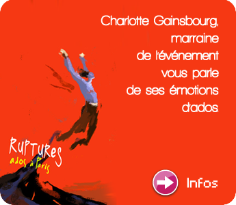 Cultemma : Charlotte Gainsbourg, marraine de Ruptures – Ados Paris