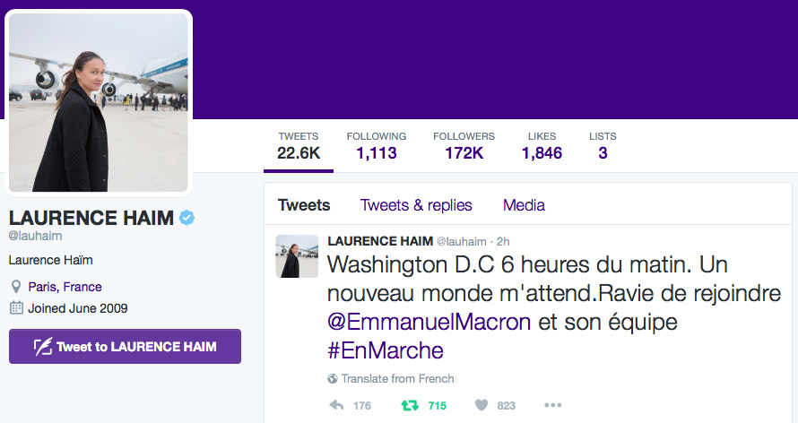 laurence haim quitte itele